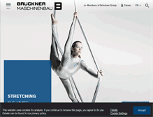 Tablet Screenshot of brueckner-maschinenbau.com